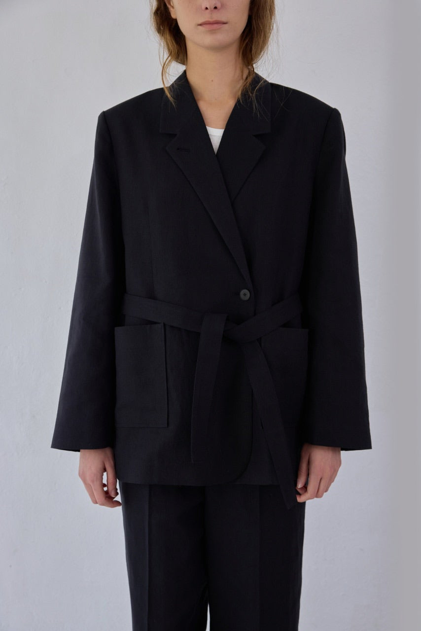 ARVE韓國東大門直郵女士新款時尚人氣推薦休閑夾克含腰帶ARVE夾克