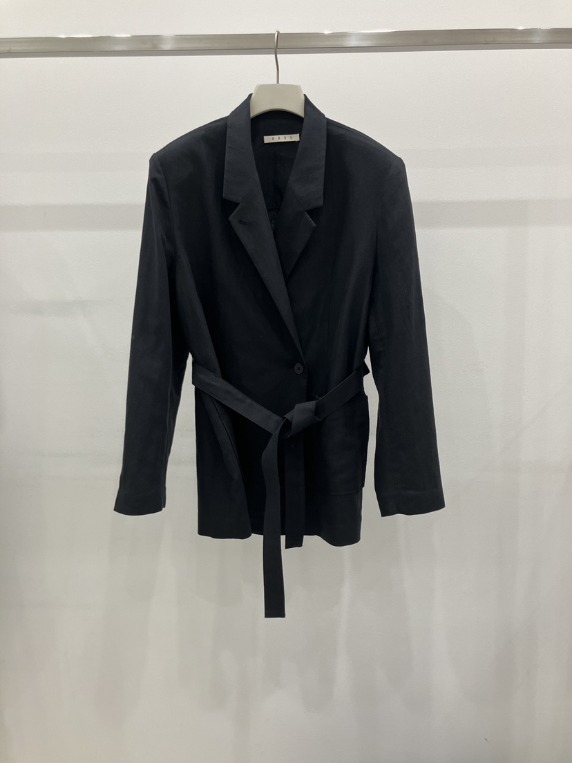 ARVE韓國東大門直郵女士新款時尚人氣推薦休閑夾克含腰帶ARVE夾克圖色2