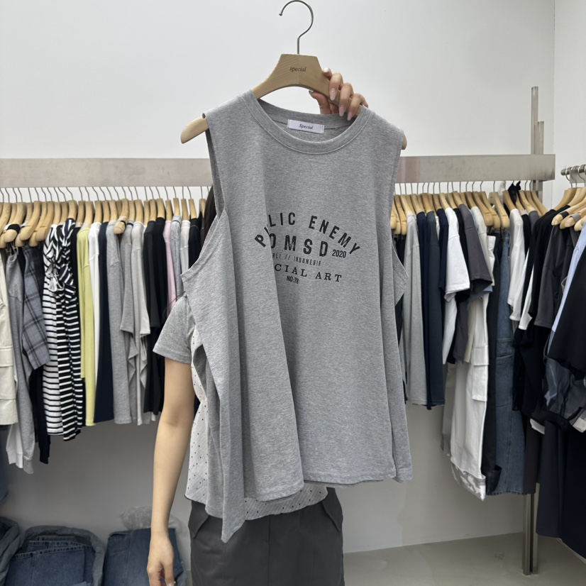 SPECIAL韓國代購女裝新品職業時尚人氣熱賣休閑推薦吊帶背心SPECIAL吊帶/背心圖色5