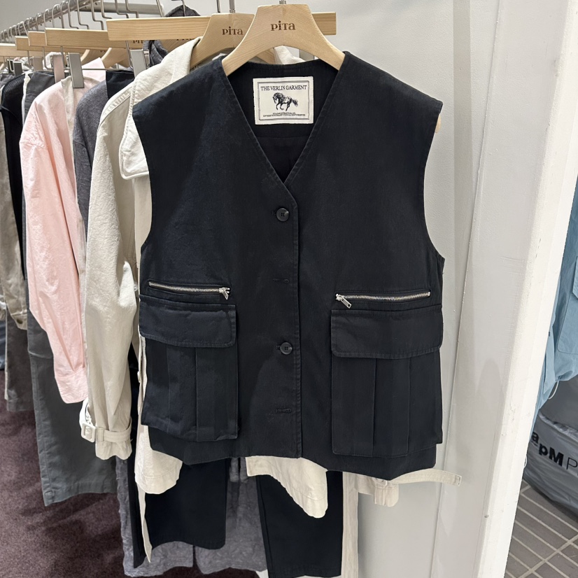 PITA/THEVERLIN韓國代購女裝新款休閑26春夏人氣時尚馬甲PITA/THEVERLIN馬甲圖色2