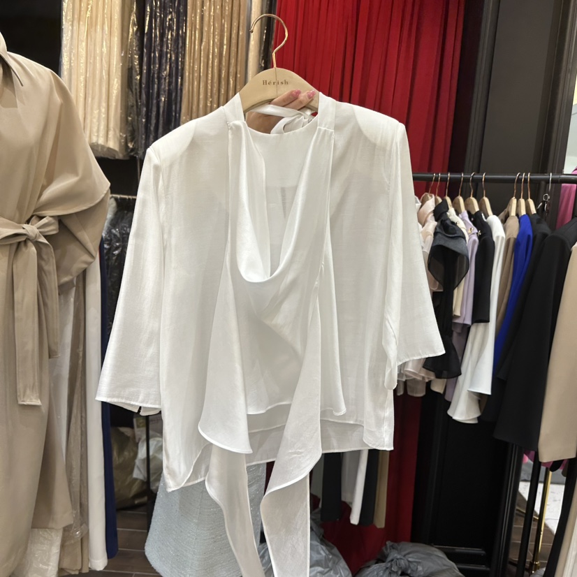 HERISH-HAUTE韓國代購女裝新款職業休閑人氣熱賣襯衫蕾絲衫HERISH-HAUTE襯衫/蕾絲衫圖色1