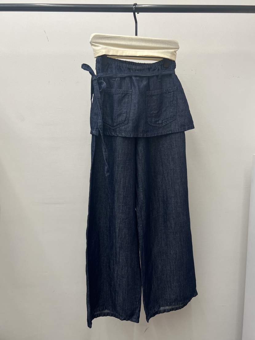 UNANSWERED-MYSTERY/FIFO韓國代購女裝新款推薦裙褲含腰繩UNANSWERED-MYSTERY/FIFO裙褲