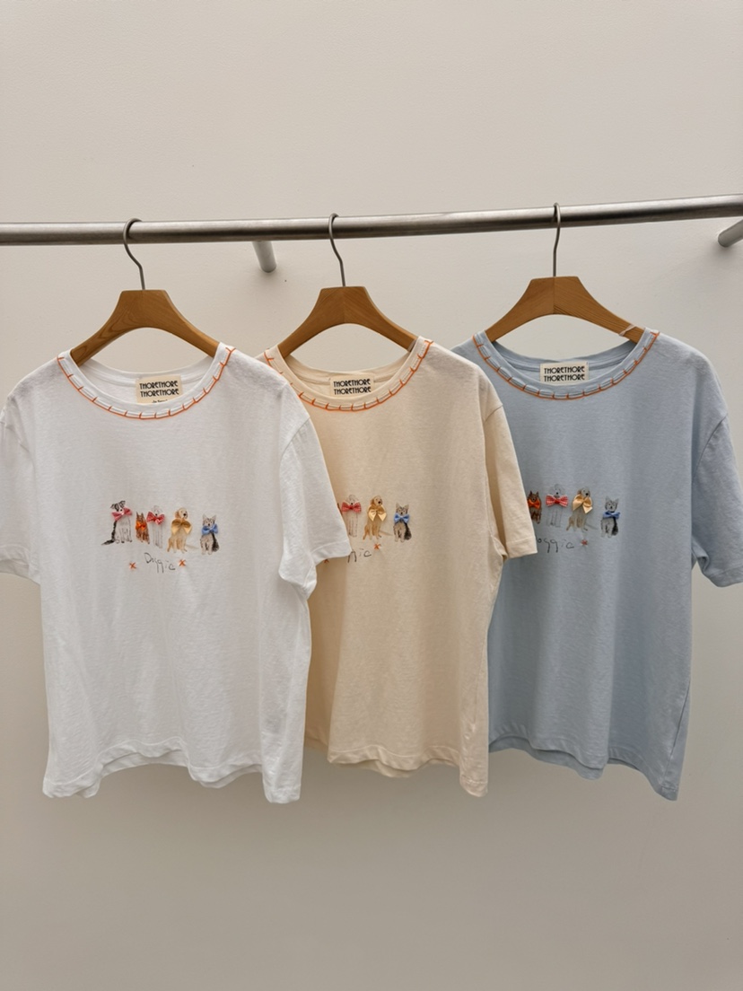 THORE韓國東大門直郵女裝新品時尚職業休閑推薦26春夏T恤THORET恤