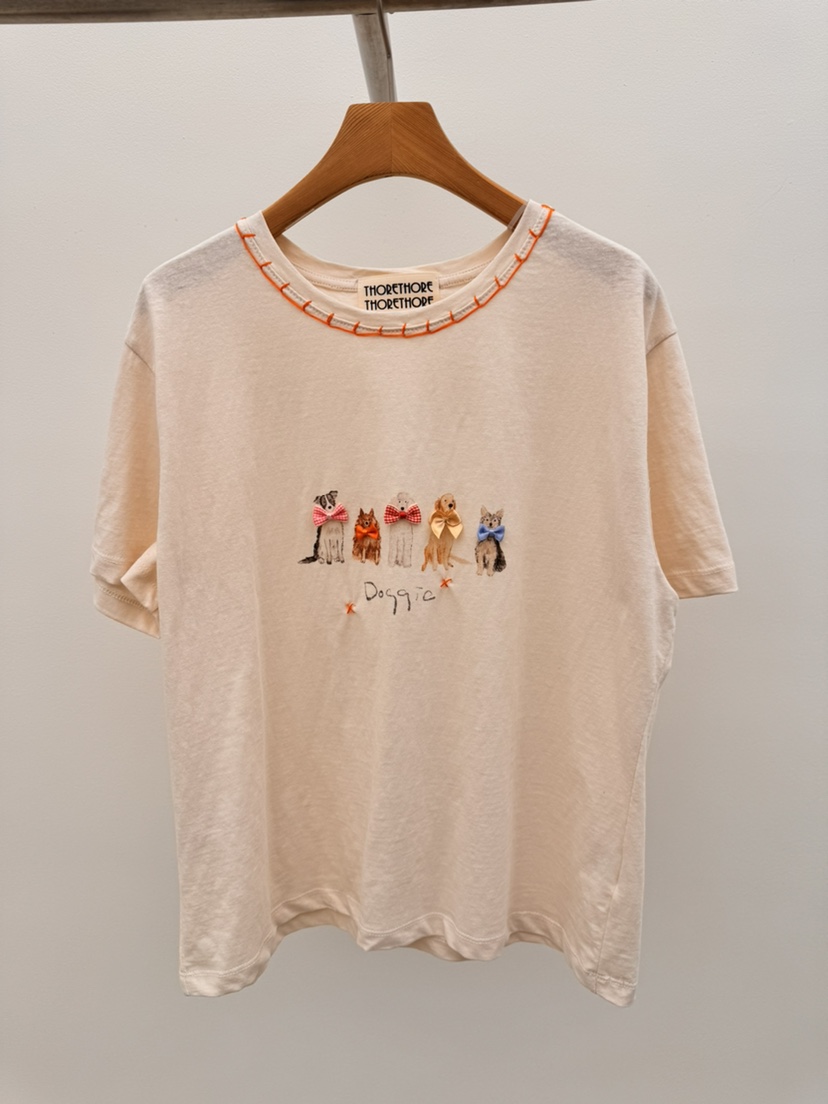 THORE韓國東大門直郵女裝新品時尚職業休閑推薦26春夏T恤THORET恤圖色2