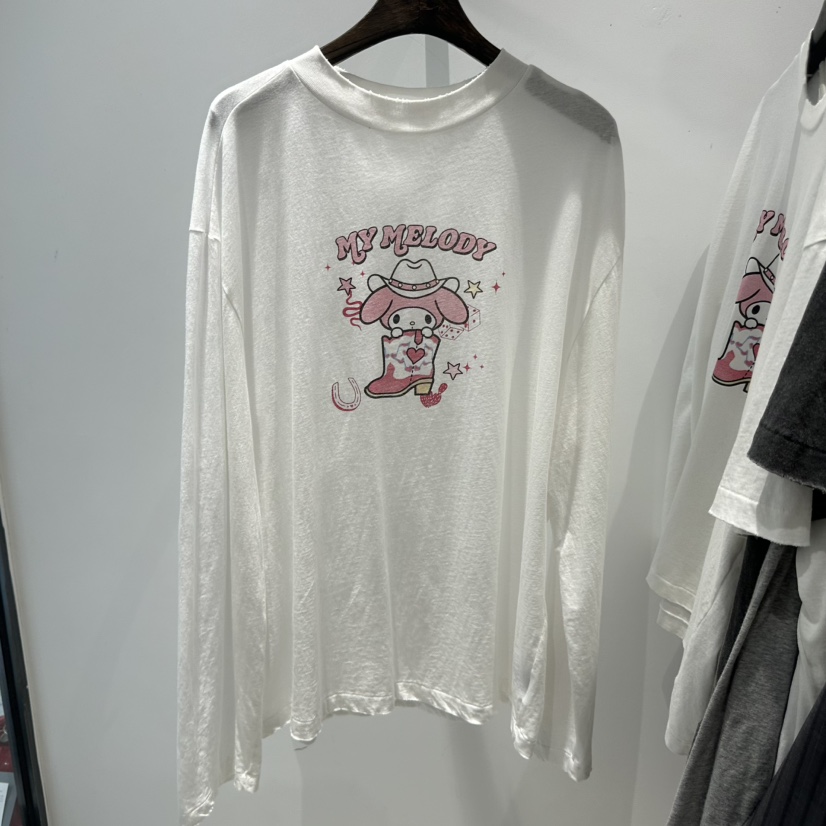 JANE BIRKIN韓國代購女士新品推薦休閑26春夏職業長袖T恤JANE BIRKIN設計師品牌長袖T恤圖色1