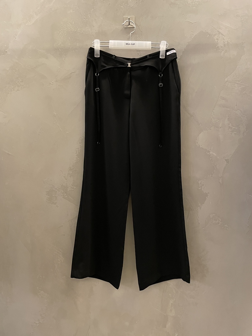MULCUP韓國東大門代購女裝新品時尚26春夏推薦休閑休閑褲MULCUP休閑褲圖色2黑色