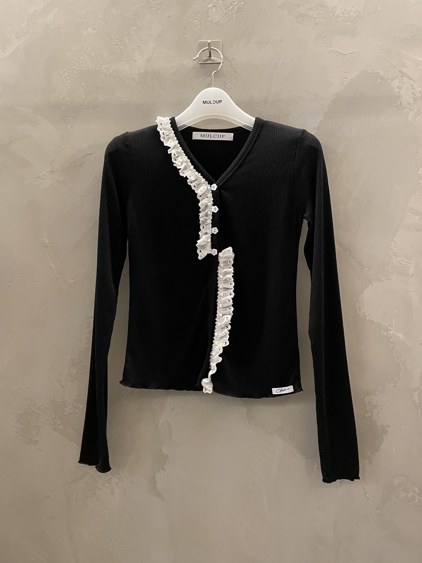 MULCUP韓國直郵實拍女士新品時尚熱賣休閑職業長袖T恤開衫MULCUP長袖T恤圖色2