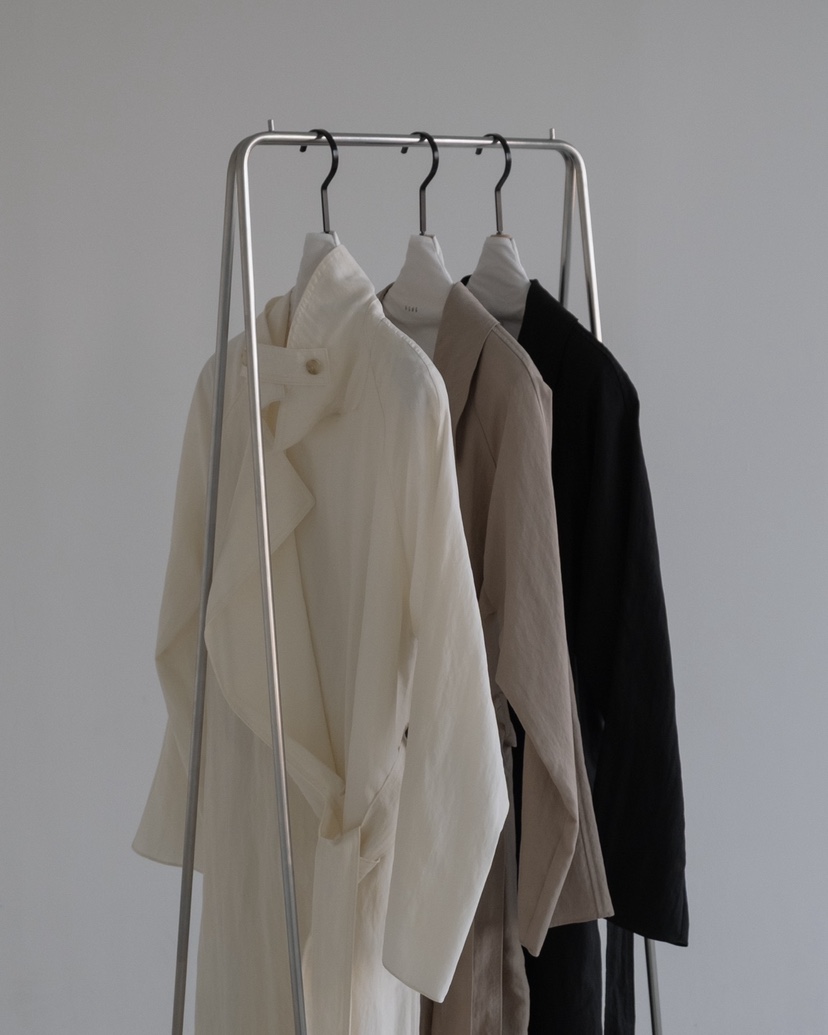 HONG-P韓國直郵實拍女士新款熱賣推薦人氣職業26春夏長款風衣HONG-P長款風衣