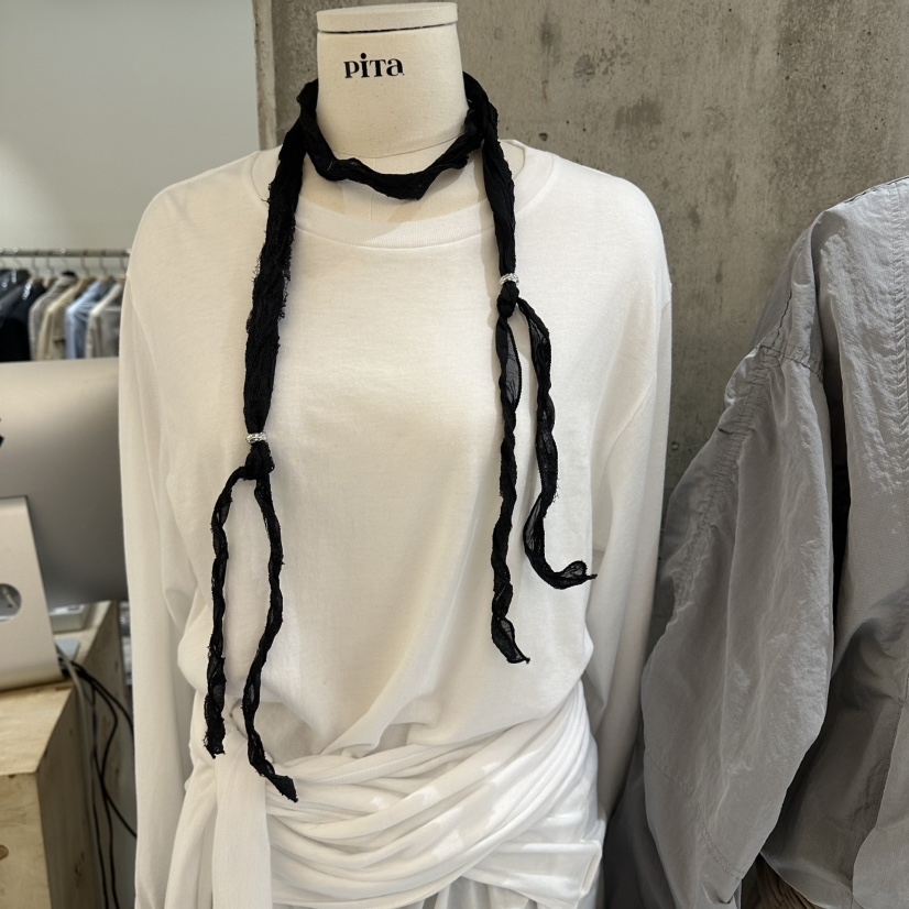PITA/THEVERLIN韓國直郵實拍女裝新款休閑圍巾披肩蕾絲圍巾PITA/THEVERLIN圍巾/披肩圖色2