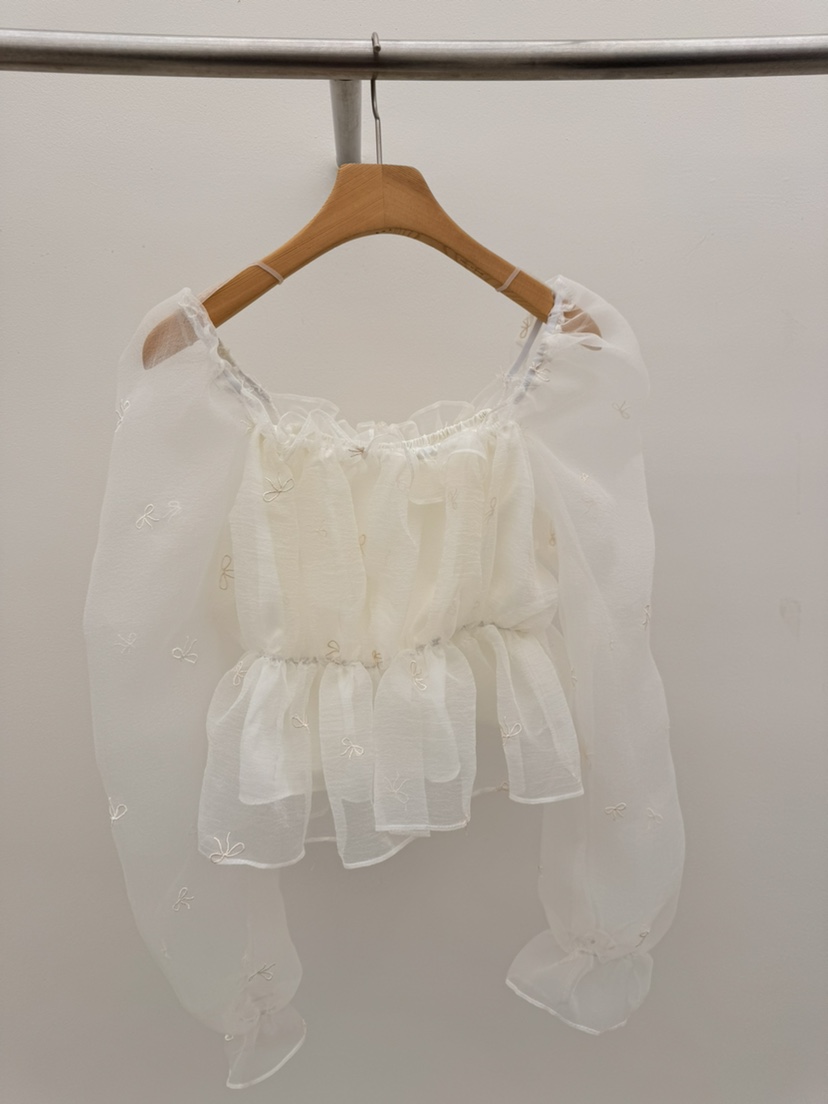 THORE韓國代購女士新品職業人氣26春夏休閑推薦襯衫蕾絲衫THORE襯衫/蕾絲衫