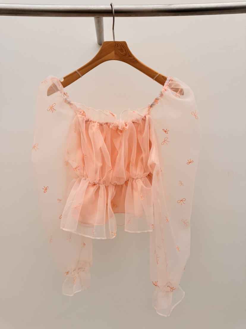 THORE韓國代購女士新品職業人氣26春夏休閑推薦襯衫蕾絲衫THORE襯衫/蕾絲衫圖色2