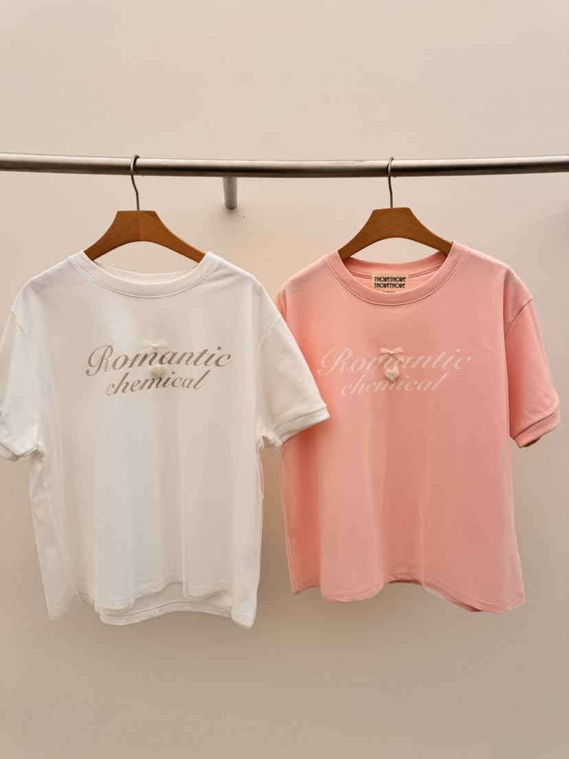 THORE韓國直郵實拍女士新品26春夏時尚職業推薦休閑熱賣T恤THORET恤