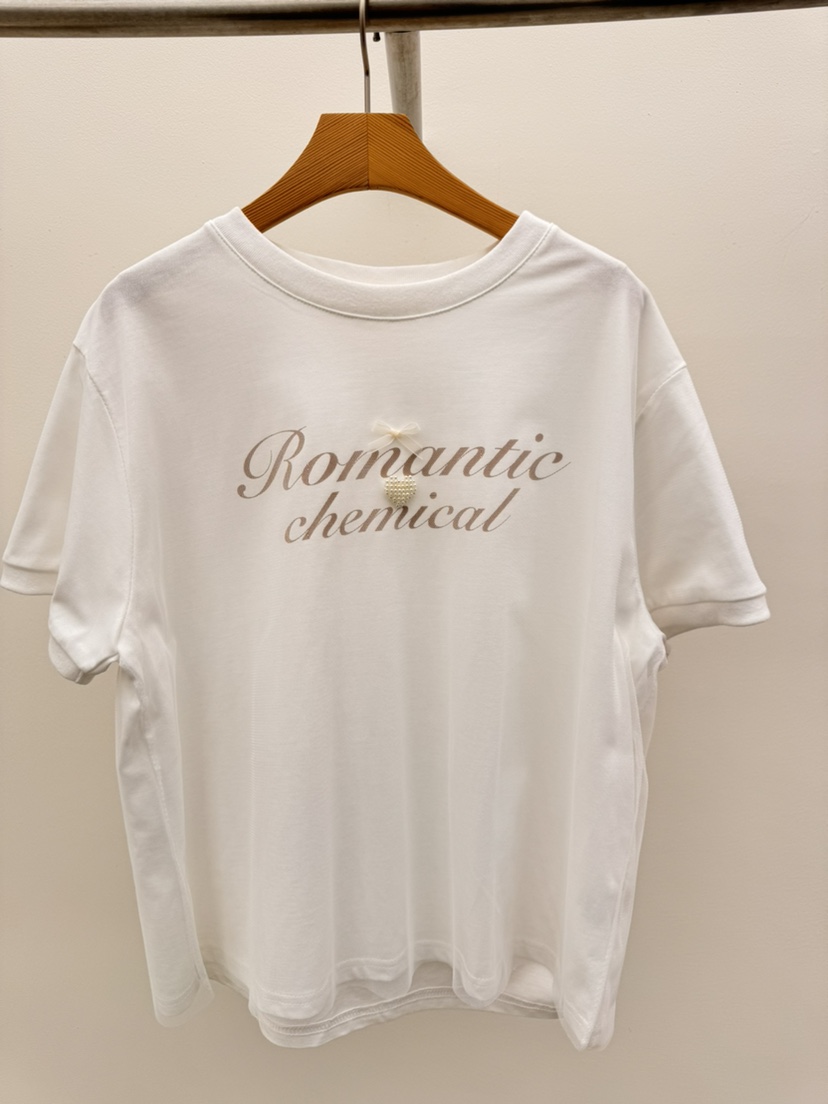 THORE韓國直郵實拍女士新品26春夏時尚職業推薦休閑熱賣T恤THORET恤圖色2