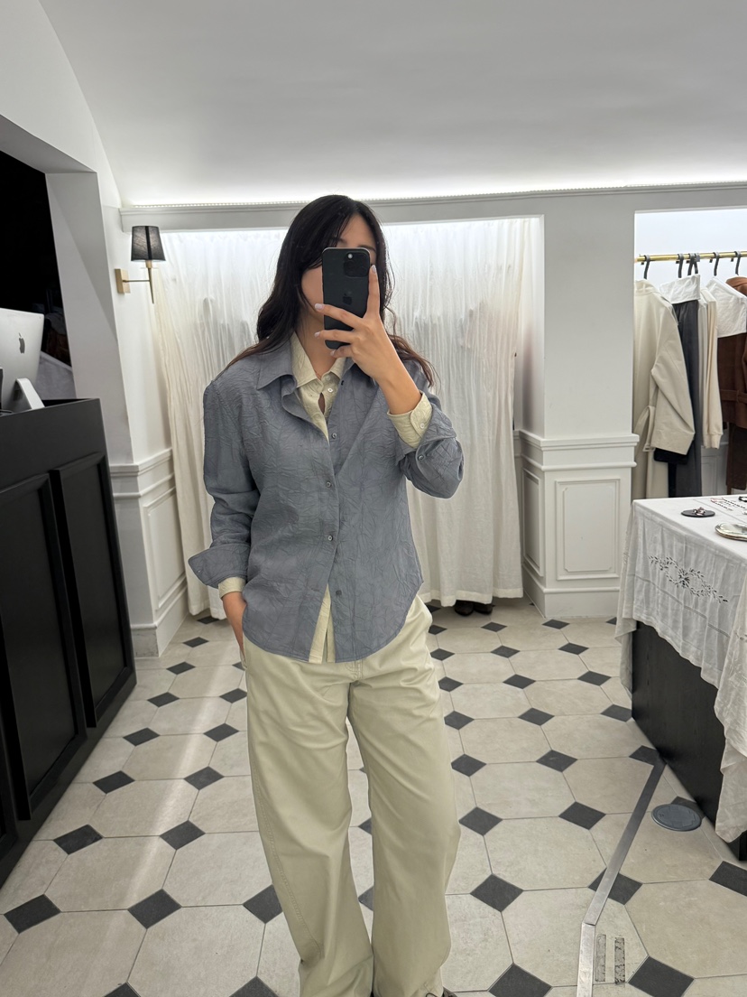 ETER韓國東大門直郵女裝新款人氣推薦職業26春夏襯衫蕾絲衫eter/VERSO襯衫/蕾絲衫