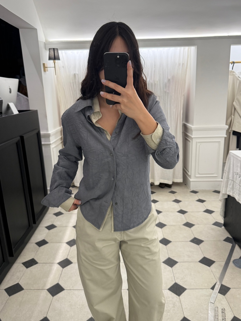 ETER韓國東大門直郵女裝新款人氣推薦職業26春夏襯衫蕾絲衫eter/VERSO襯衫/蕾絲衫