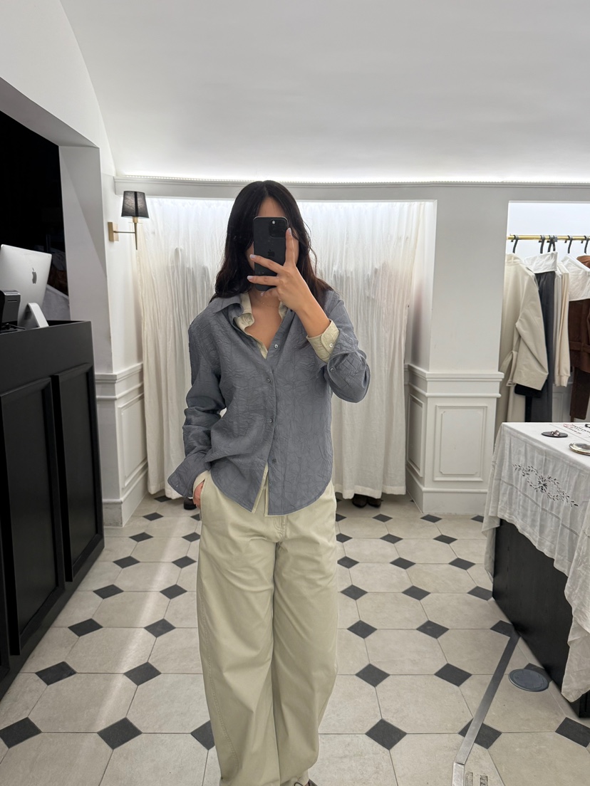 ETER韓國東大門直郵女裝新款人氣推薦職業26春夏襯衫蕾絲衫eter/VERSO襯衫/蕾絲衫