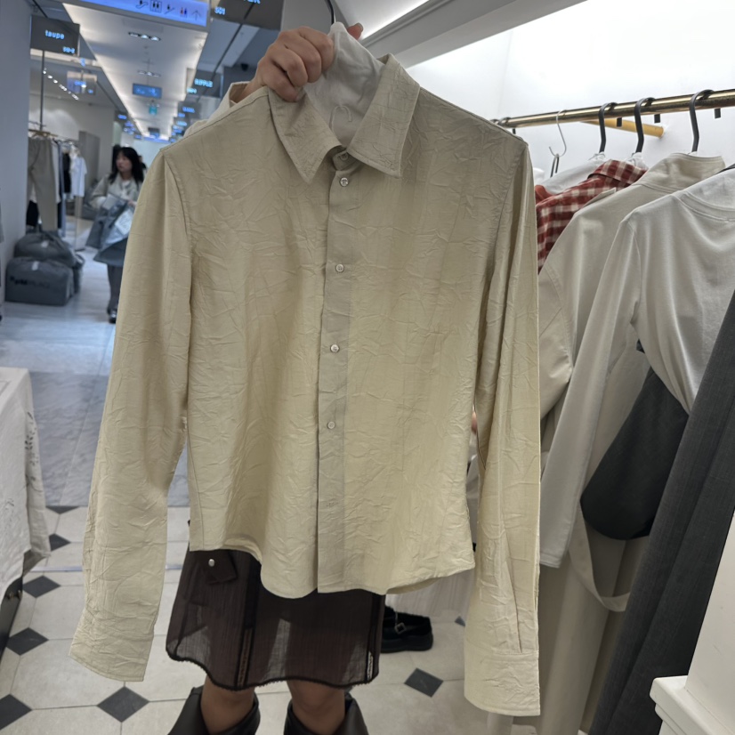 ETER韓國東大門直郵女裝新款人氣推薦職業26春夏襯衫蕾絲衫eter/VERSO襯衫/蕾絲衫圖色2