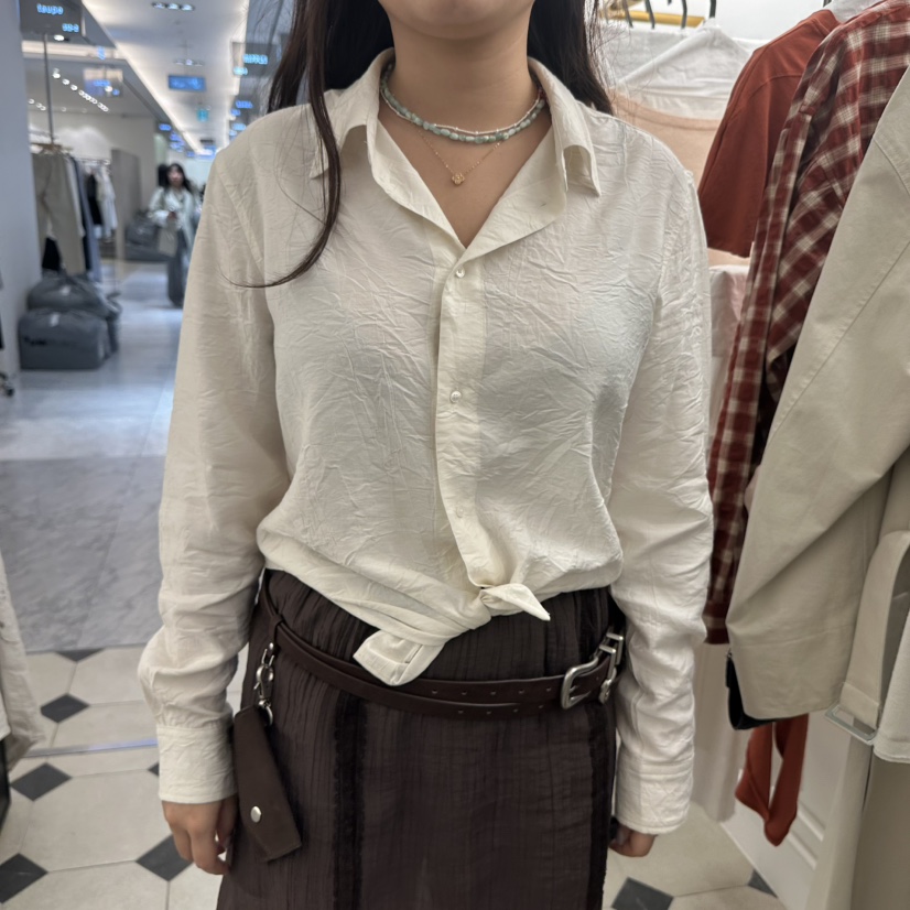 ETER韓國東大門直郵女裝新款人氣推薦職業26春夏襯衫蕾絲衫eter/VERSO襯衫/蕾絲衫圖色3