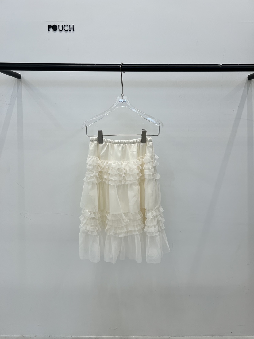 POUCH韓國代購女士新款職業休閑時尚人氣熱賣半身裙中短裙POUCH半身裙/中短裙圖色1