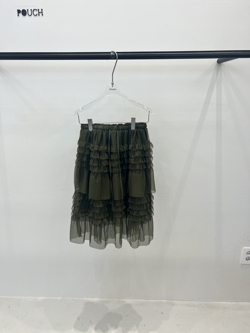 POUCH韓國代購女士新款職業休閑時尚人氣熱賣半身裙中短裙POUCH半身裙/中短裙圖色3