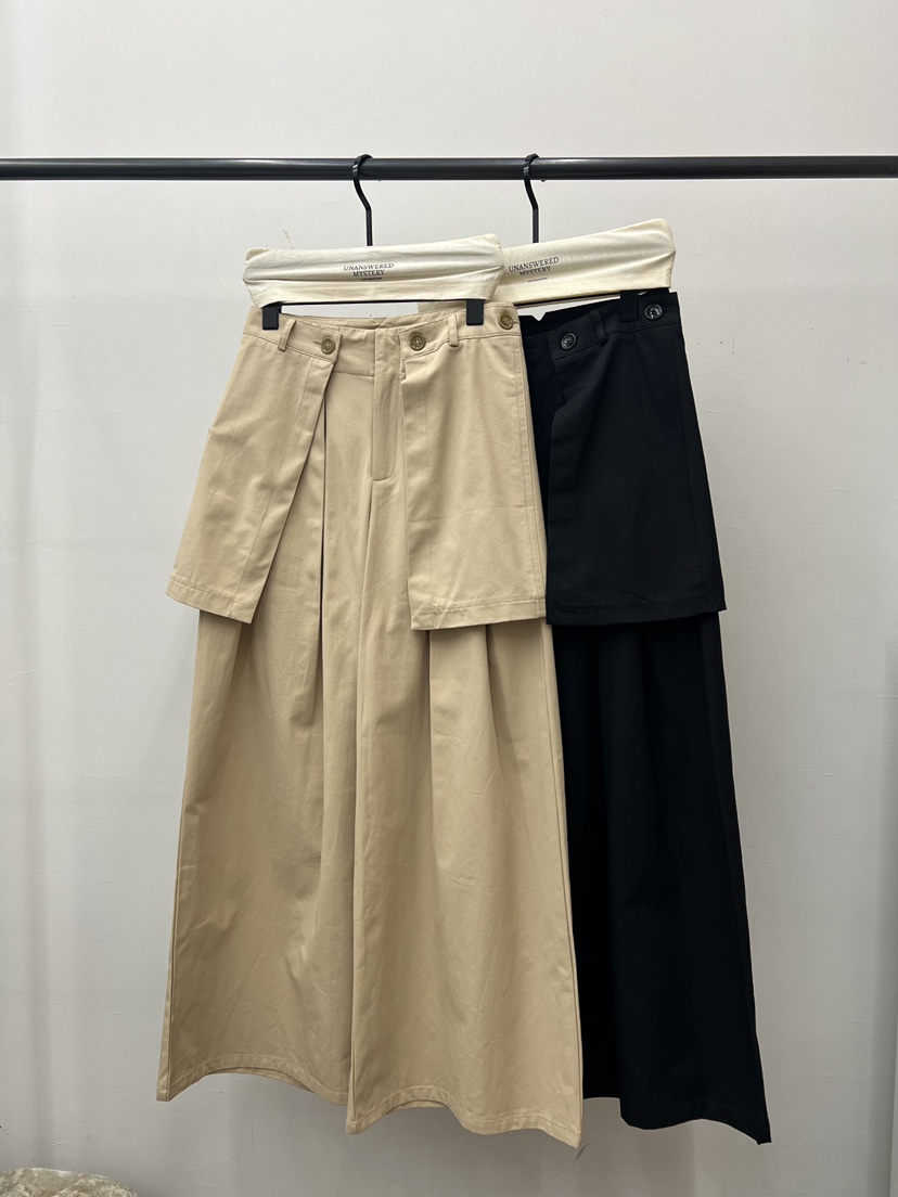 UNANSWERED-MYSTERY/FIFO韓國代購女士新款休閑推薦裙褲棉UNANSWERED-MYSTERY/FIFO裙褲