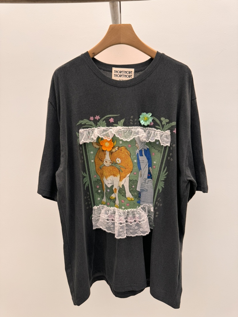 THORE韓國直郵女裝新品26春夏休閑人氣時尚職業推薦熱賣T恤THORET恤圖色2