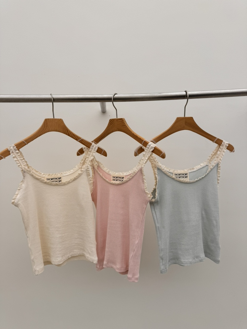 THORE韓國直郵女士新品26春夏時尚熱賣職業人氣休閑吊帶背心THORE吊帶/背心