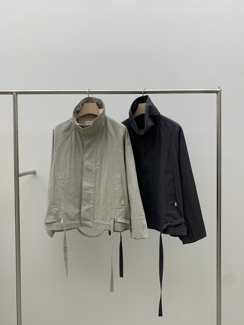 LEGACY BONE韓國東大門直郵女裝新品休閑職業夾克含腰繩LEGACY BONE夾克