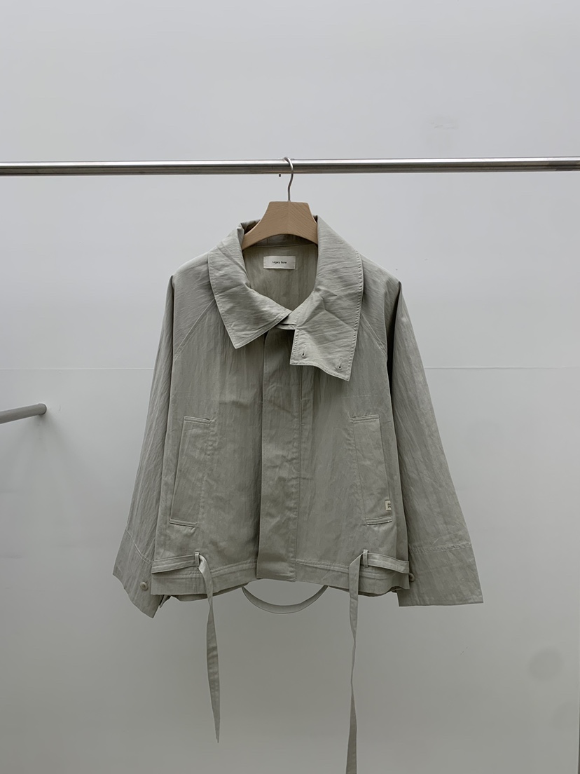 LEGACY BONE韓國東大門直郵女裝新品休閑職業夾克含腰繩LEGACY BONE夾克圖色1