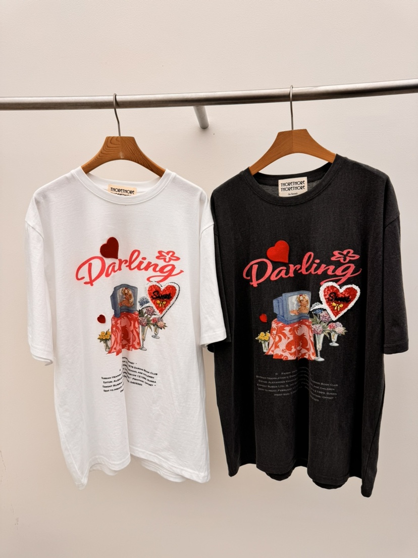 THORE韓國東大門直郵女士新款休閑26春夏熱賣職業推薦T恤THORET恤