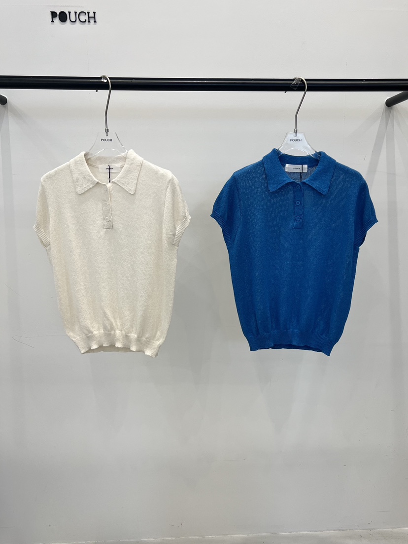 POUCH韓國代購女裝新款時尚人氣職業26春夏推薦休閑針織衫POUCH針織衫