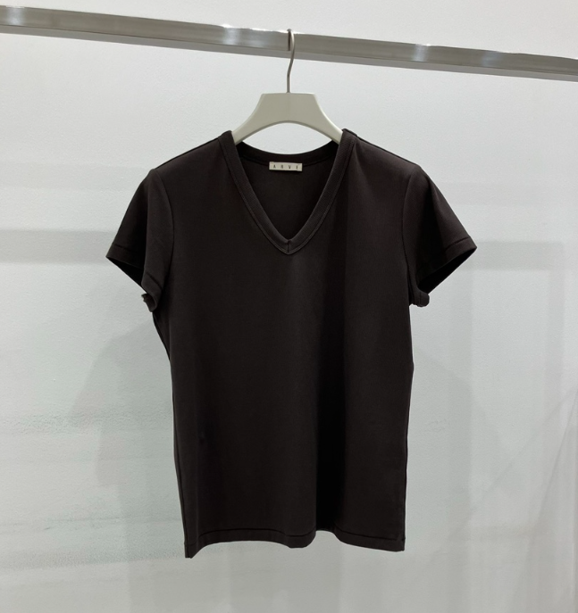 ARVE韓國東大門直郵女裝新款人氣熱賣推薦時尚休閑26春夏T恤ARVET恤圖色2棕色