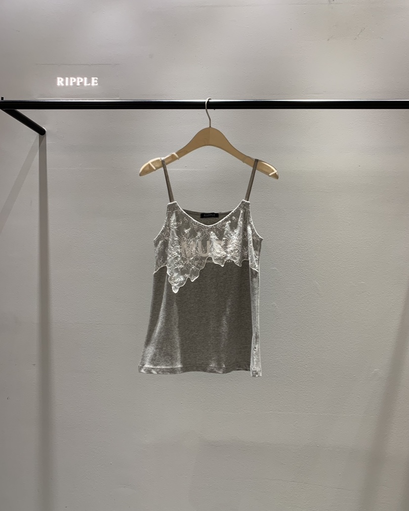 RIPPLE-P韓國直郵實拍女士新品推薦熱賣26春夏職業吊帶背心RIPPLE-P吊帶/背心圖色2