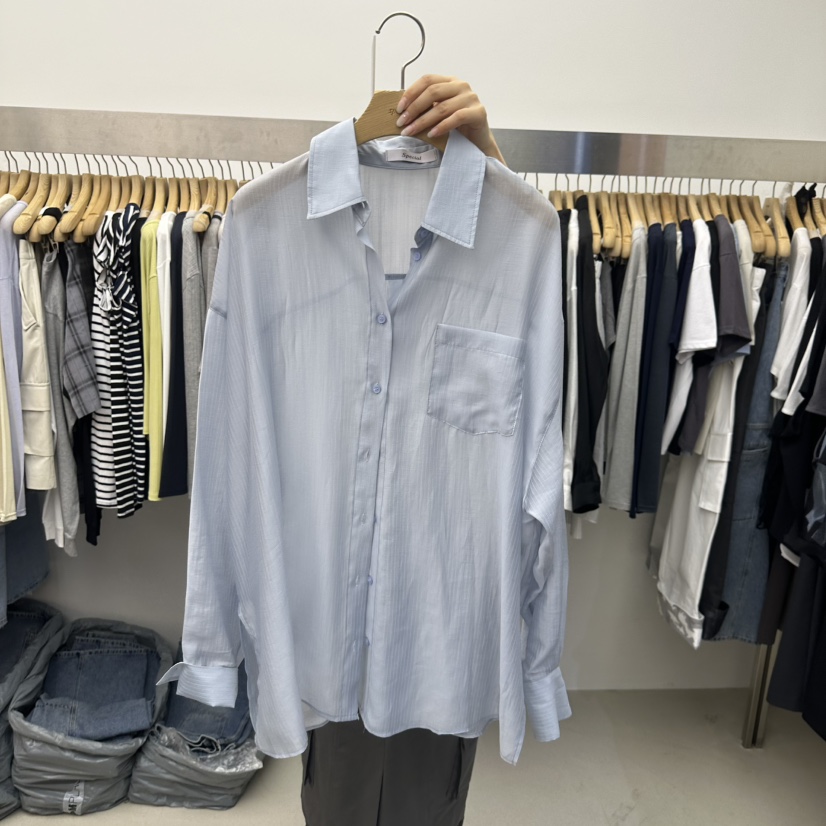 SPECIAL韓國代購女裝新款職業26春夏時尚休閑熱賣襯衫蕾絲衫SPECIAL襯衫/蕾絲衫圖色1