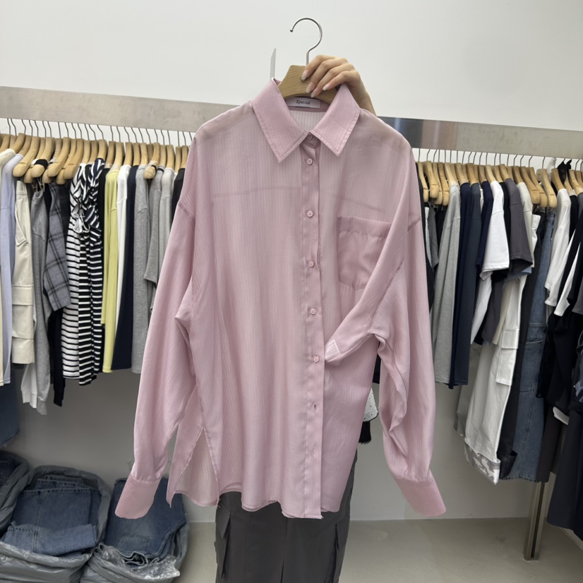 SPECIAL韓國代購女裝新款職業26春夏時尚休閑熱賣襯衫蕾絲衫SPECIAL襯衫/蕾絲衫圖色7