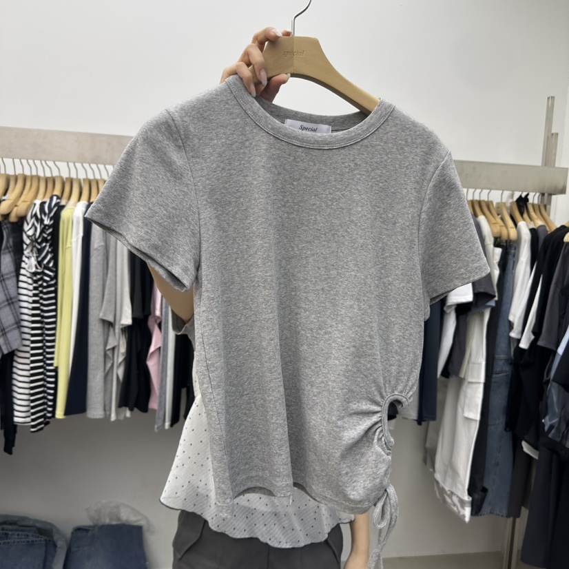 SPECIAL韓國直郵女裝新款職業熱賣休閑時尚26春夏推薦T恤SPECIALT恤圖色2
