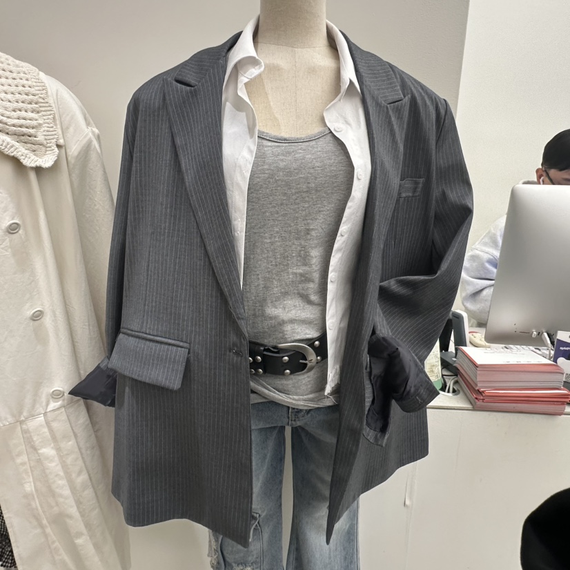 VAULT韓國直郵女士新品人氣時尚職業熱賣推薦26春夏夾克含頭飾VAULT夾克圖色1