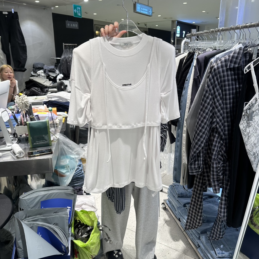 HERTZ-P韓國直郵女士新款熱賣26春夏時尚人氣推薦休閑套裝HERTZ-P套裝圖色1