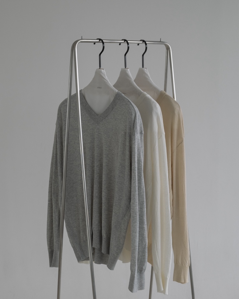 HONG-P韓國代購女裝新品人氣26春夏職業休閑針織衫V領亞麻HONG-P針織衫