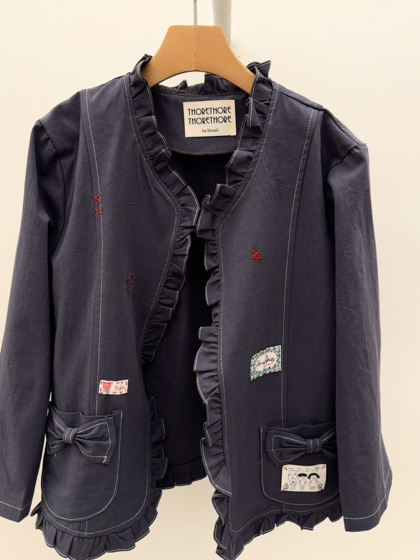 THORE韓國代購女裝新款推薦職業人氣休閑26春夏熱賣時尚夾克THORE夾克圖色2