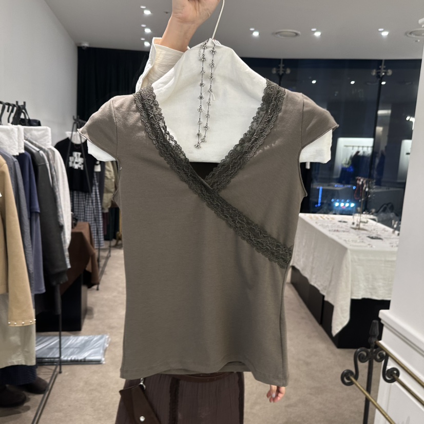 ETER韓國直郵女士新款推薦人氣時尚職業休閑熱賣26春夏T恤eter/VERSOT恤圖色3