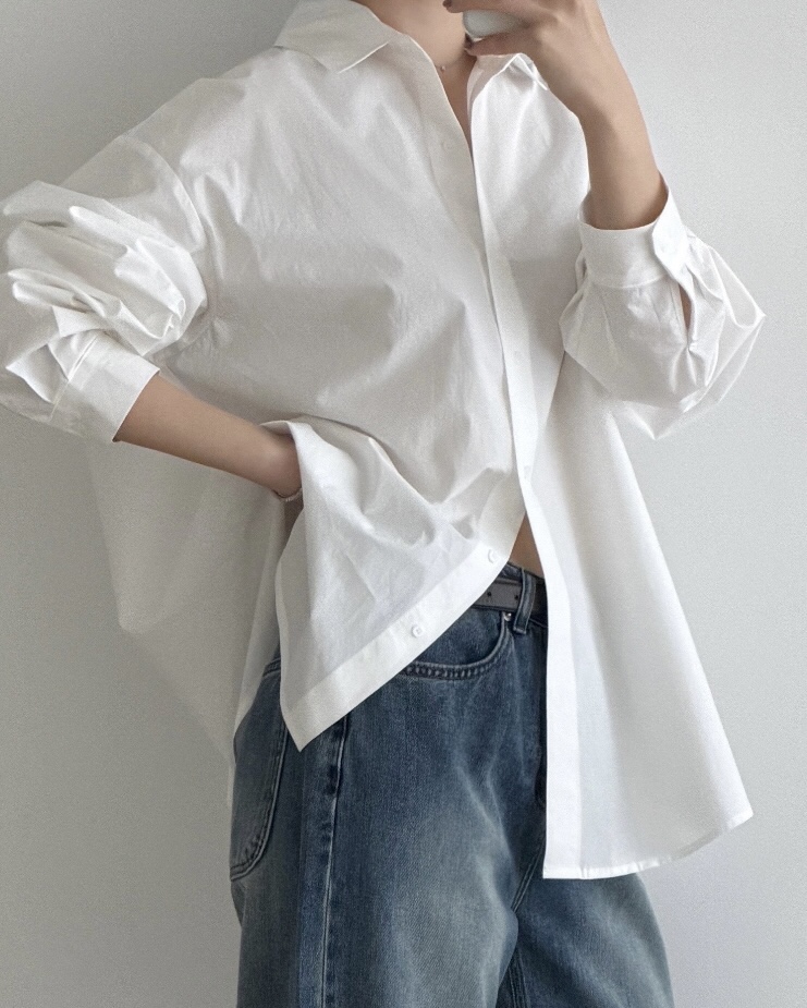 LOGON韓國東大門代購女士新品休閑熱賣推薦襯衫蕾絲衫褶皺LOGON襯衫/蕾絲衫