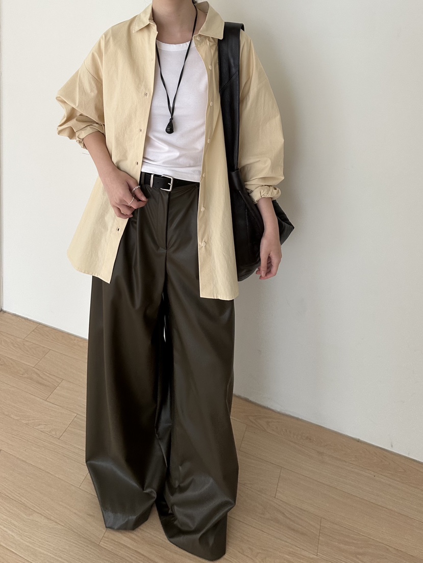 LOGON韓國東大門代購女士新品休閑熱賣推薦襯衫蕾絲衫褶皺LOGON襯衫/蕾絲衫