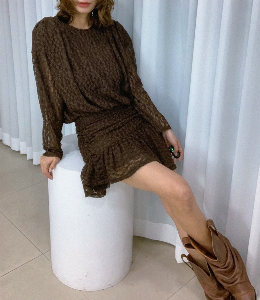 PARIS MATCH韓國代購女士新品熱賣人氣26春夏休閑連衣裙鵝PARIS MATCH連衣裙圖色1