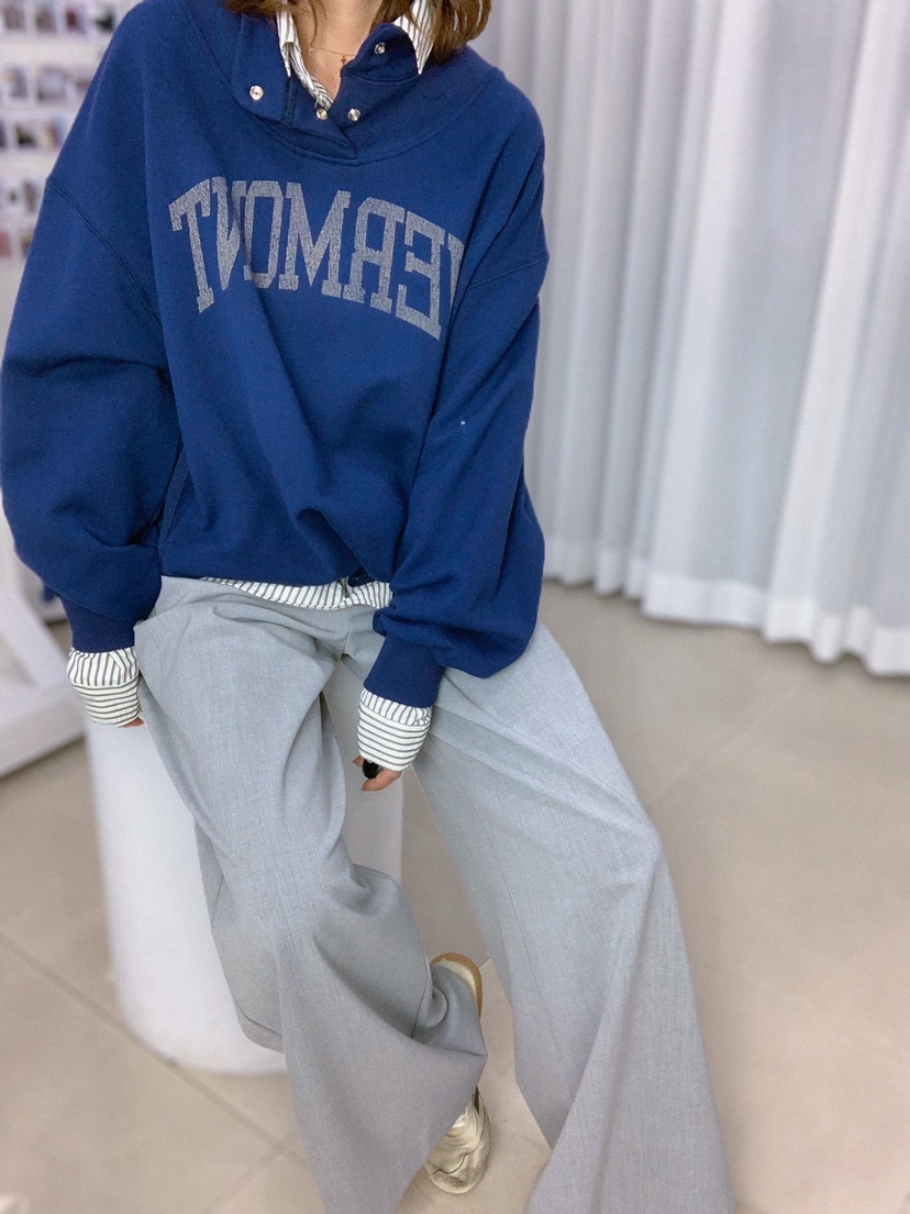 PARIS MATCH韓國直郵女裝新款時尚26春夏休閑人氣職業衛衣PARIS MATCH衛衣圖色2