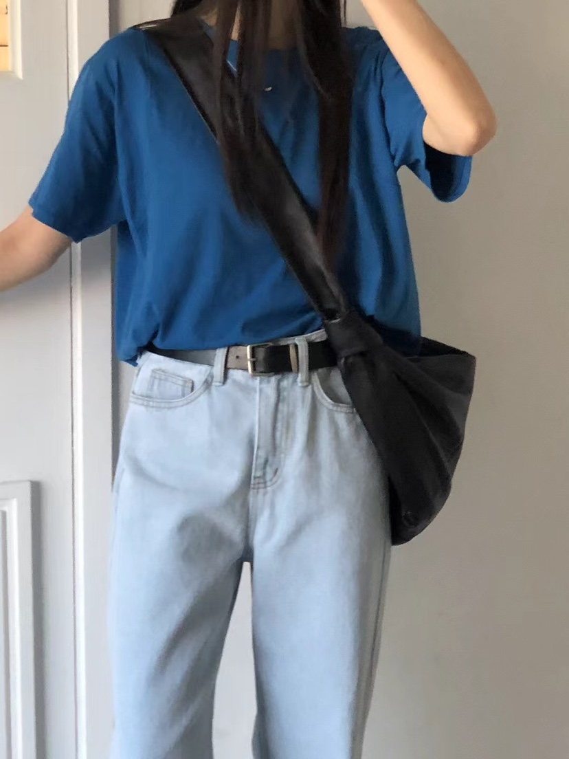 LOGON韓國直郵女士新款人氣真品推薦時尚26春夏職業T恤鏤空LOGONT恤