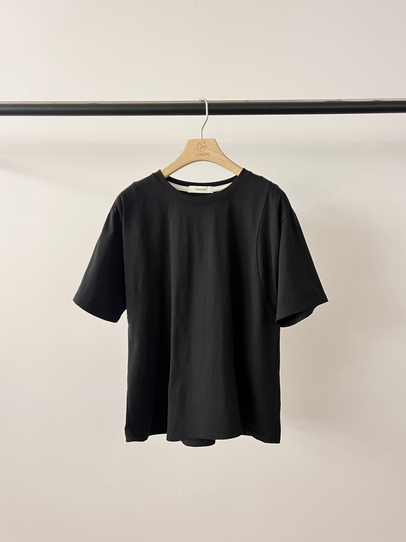 LOGON韓國直郵女士新款人氣真品推薦時尚26春夏職業T恤鏤空LOGONT恤圖色3