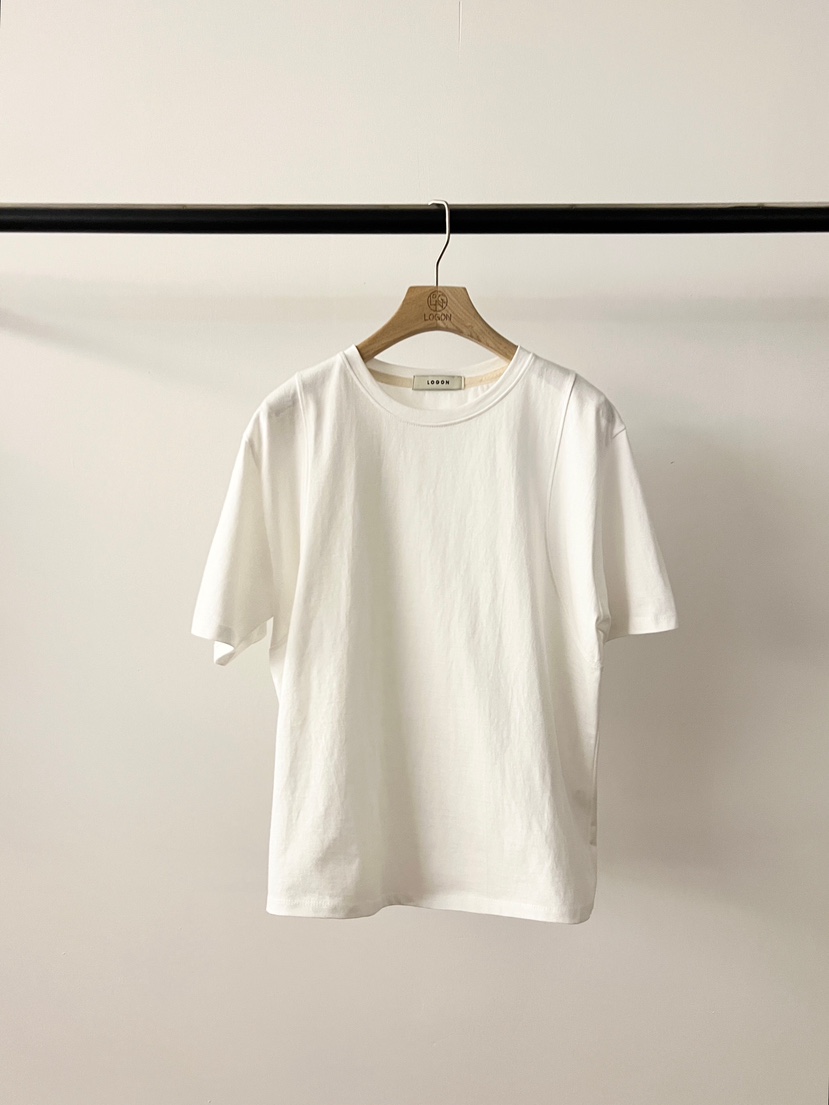 LOGON韓國直郵女士新款人氣真品推薦時尚26春夏職業T恤鏤空LOGONT恤圖色4