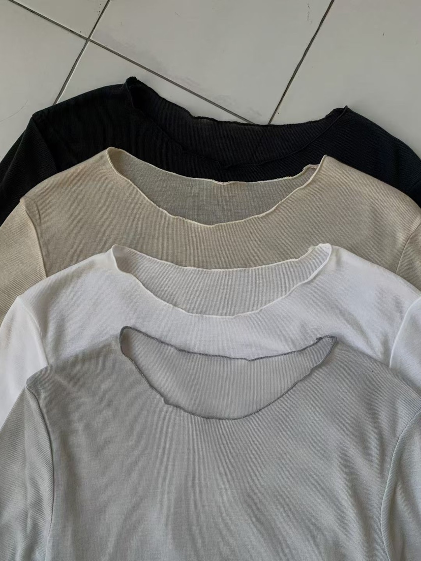 NOTHING東大門代購女裝新款休閑時尚真品熱賣職業長袖T恤NOTHING長袖T恤