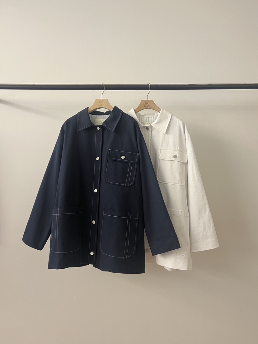 LOGON韓國代購女士新款人氣職業26春夏熱賣時尚真品推薦夾克LOGON夾克